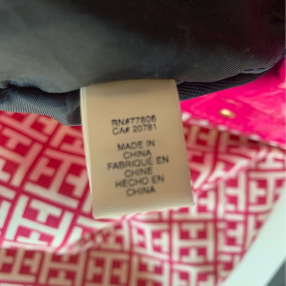 Tommy Hilfiger Signature Pink Logo Large Tote Handbag Women's - Picture 11 of 15